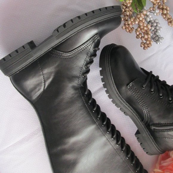 SO LULLABIES BLACK KNEE HIGH BOOTS (SIZE 7) - Picture 13 of 16